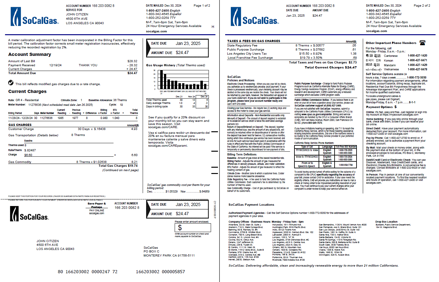  Minol USA business utility bill 